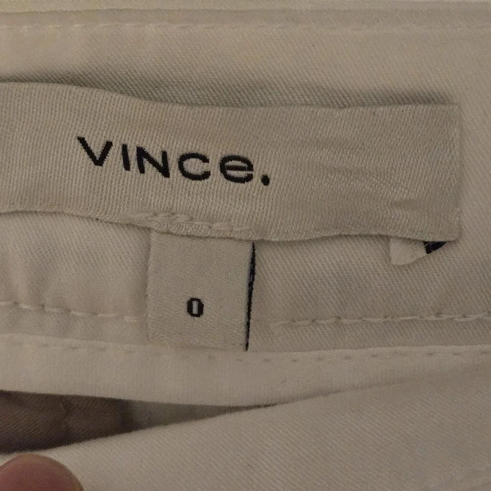 Vince Optic White Pleated Culotte Size 0